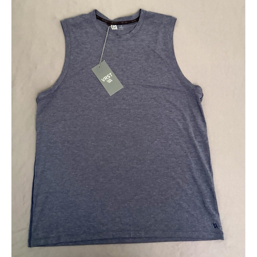 VRST Mens ICON TANK TOP Mnes Size Medium Blue Darker Ardosia Slate Heather NEW!
